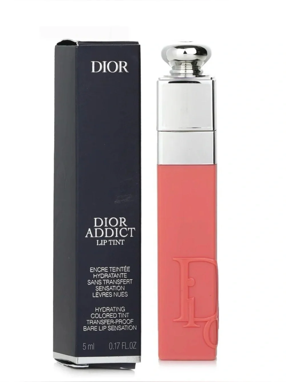 DIOR WOMEN ADDICT LIP TINT 251 NATURAL PEACH SEMI MATTE CORAL PINK